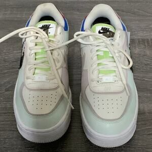Nike Air Force 1 Shadow White Multi Color Sneakers Women’s Size 8 USED